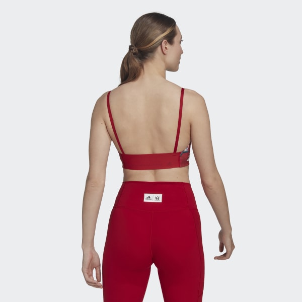 Rosso Reggiseno sportivo Thebe Magugu Studio Light-Support