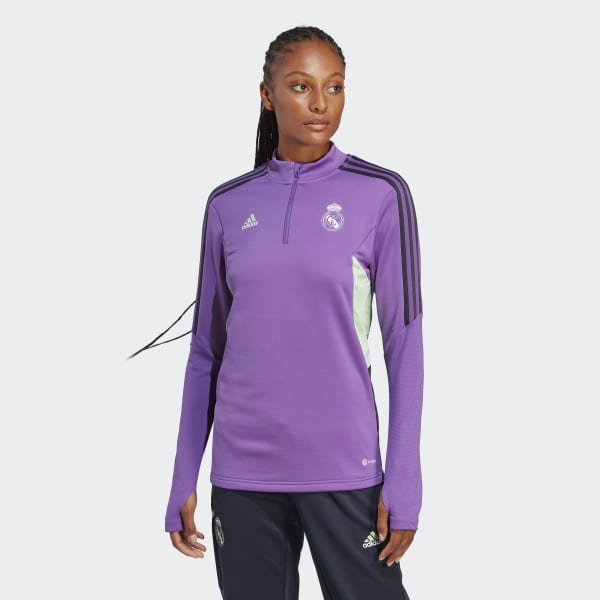 Paars Real Madrid Condivo 22 Training Longsleeve