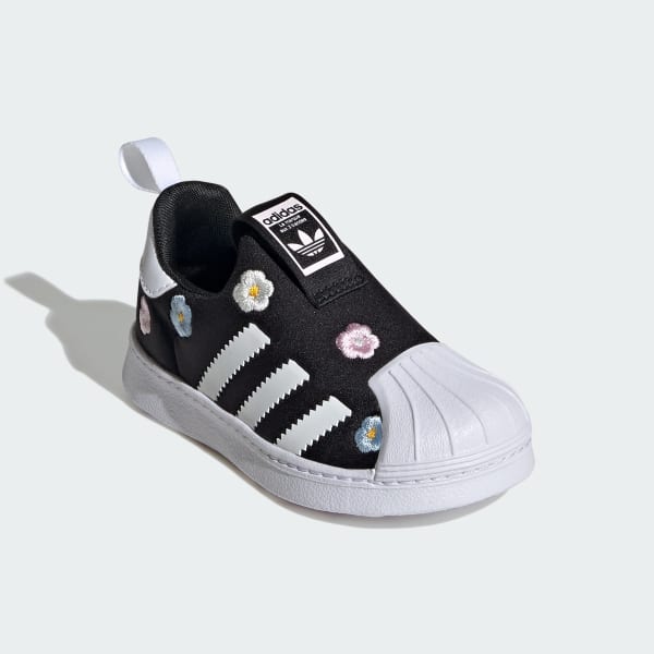 White Superstar 360 Shoes Kids