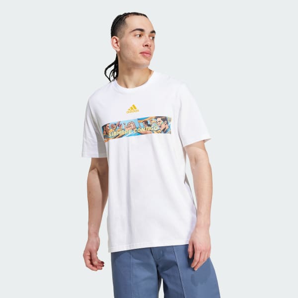 Blanco Playera Tigres UANL Seasonal Graphic