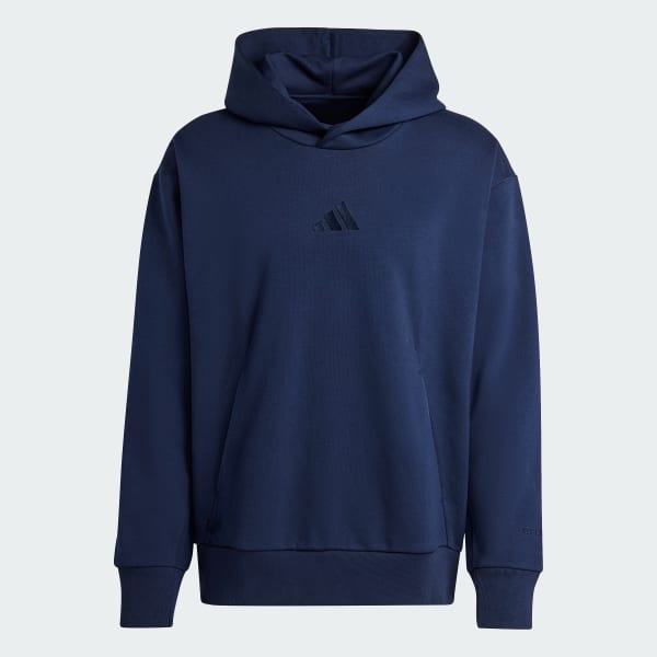 adidas ALL SZN Fleece Hoodie Blue Free Shipping with adiClub adidas US