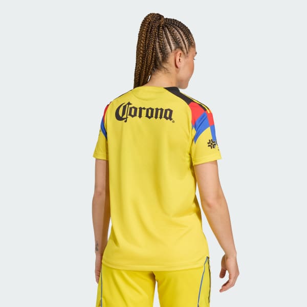 Amarillo Jersey auténtico Local Club América 25/26 para mujer