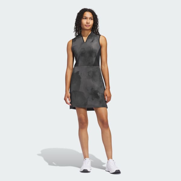 Black Ultimate365 Tour Hybrid Printed Dress