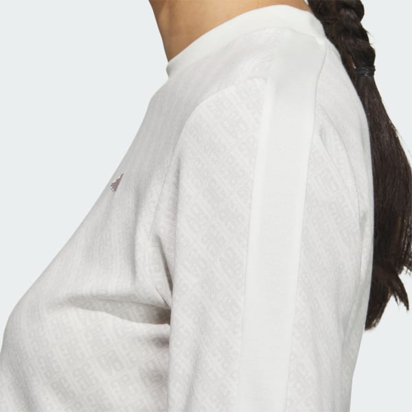 White mock neck on sale long sleeve top