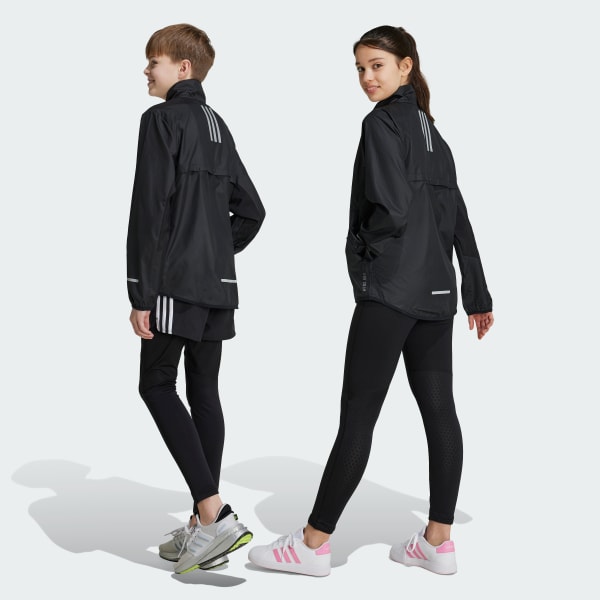 Schwarz TECHFIT Warm Kids Leggings