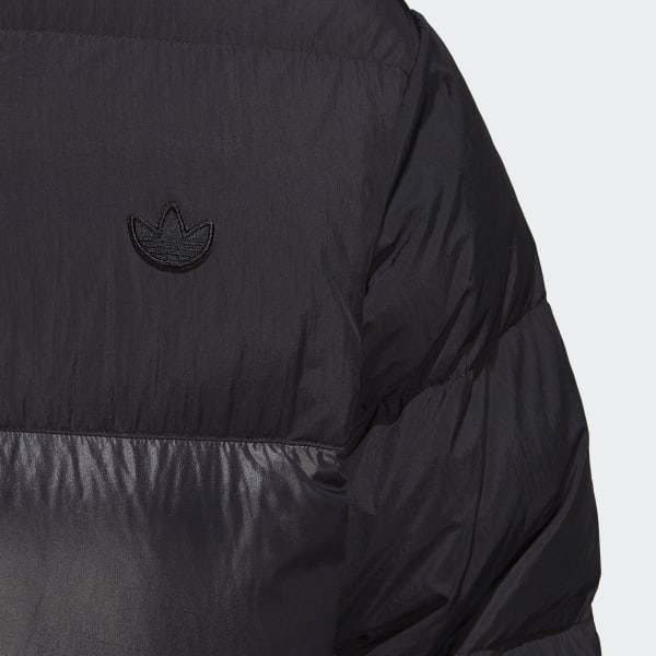 cerná Bunda Down Regen 3/4 Puffer DK415