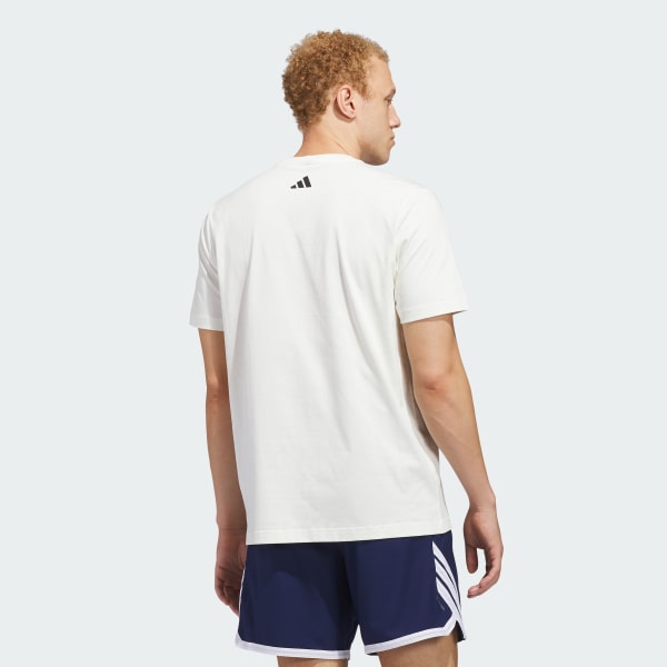 White Hoop Sanctuary Graphic T-Shirt