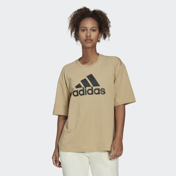 สีเบจ เสื้อยืด Future Icons Badge of Sport