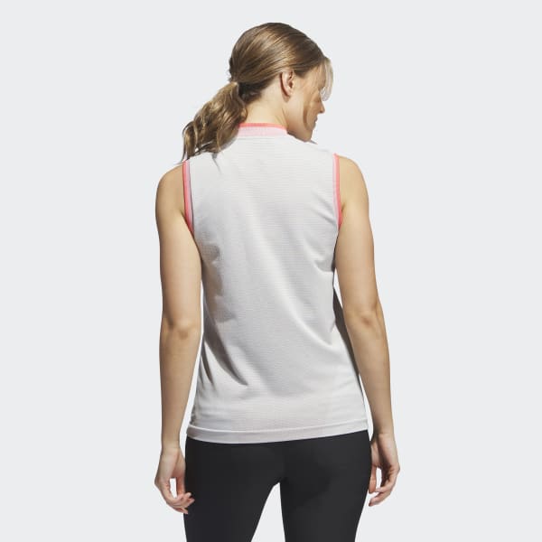 Adidas ladies sleeveless golf shirts deals