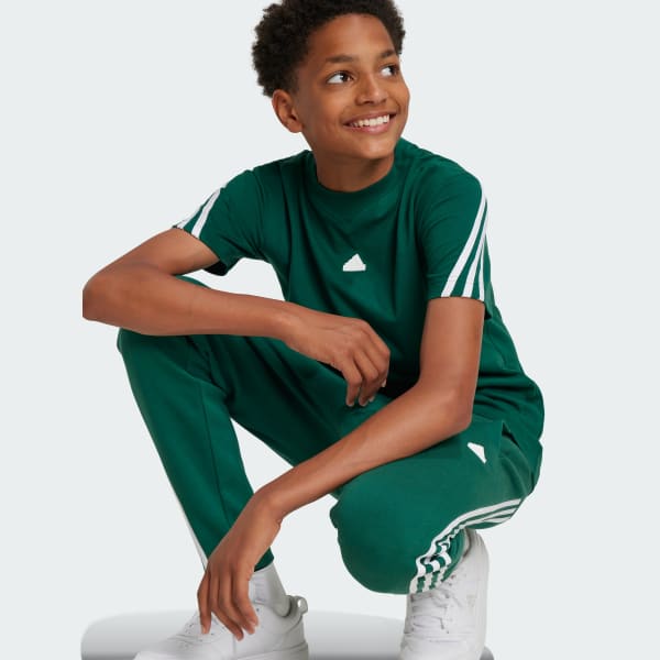 Groen Future Icons 3-Stripes T-shirt