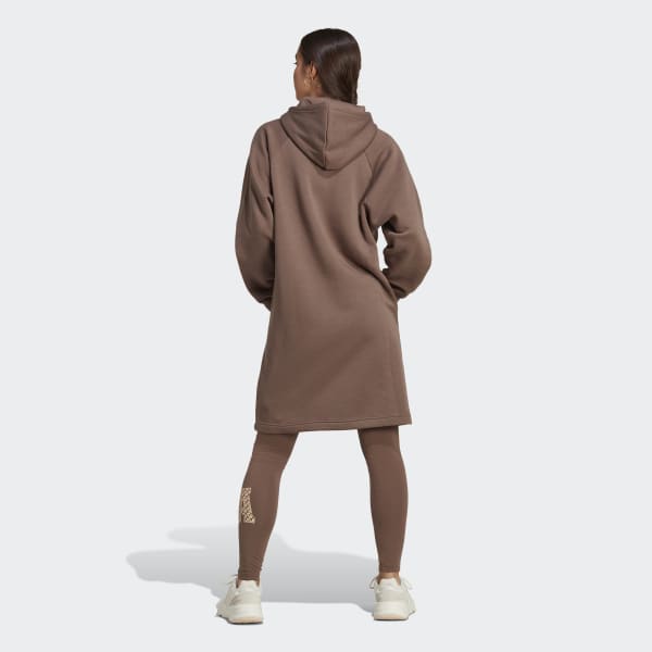 hnědá Šaty All SZN x Logomania