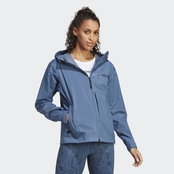 modrá Bunda Terrex Multi RAIN.RDY 2.5-Layer Rain