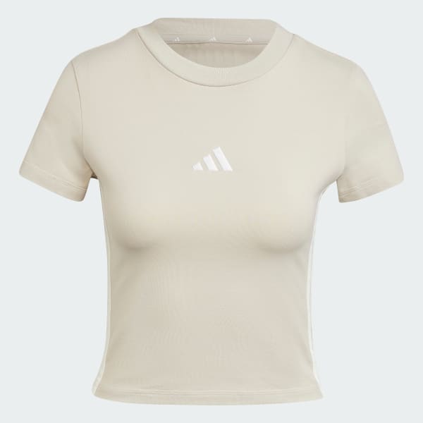 Beige Polera Essentials 3 Tiras Slim Baby