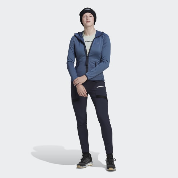 Blu Giacca da hiking Terrex Tech Fleece Lite Hooded 29546