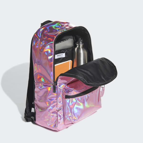pastel pink adidas backpack