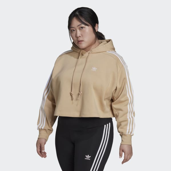 adidas Adicolor Women's Oversized Sweatshirt Bege HE0377
