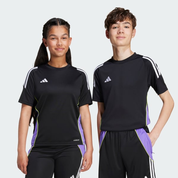 Negro Jersey Tiro 24 Kids