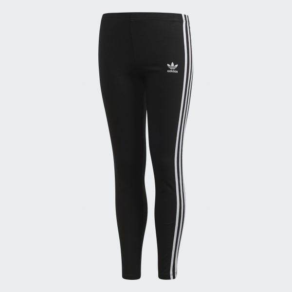 adidas black and white striped leggings