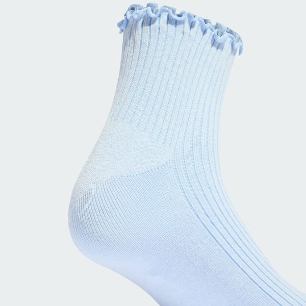 Blauw RUFFLE KORTE SOKKEN