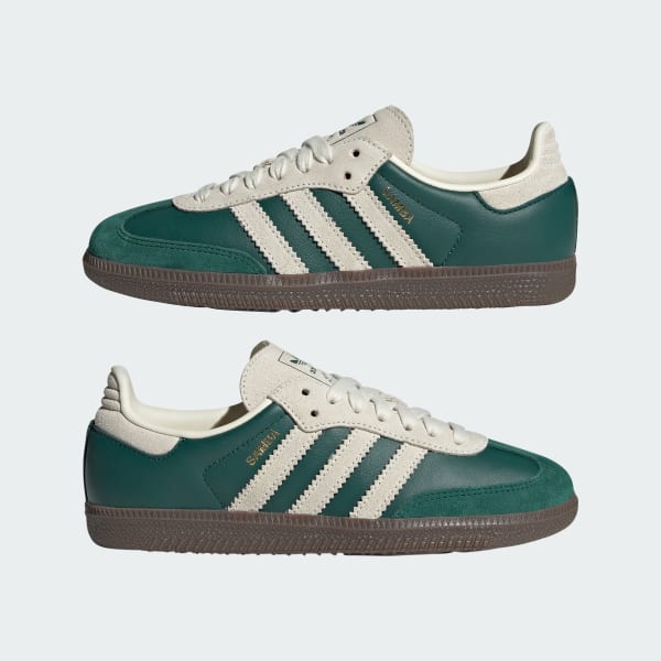 adidas Buty Samba OG Kids - Zielony | adidas Poland