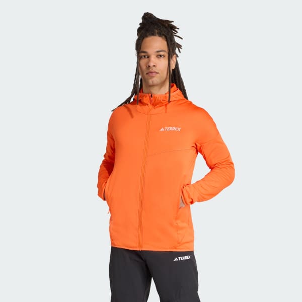 Orange Veste à capuche molleton léger Terrex Xperior CLIMAWARM