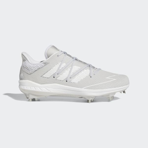 grey adidas baseball cleats