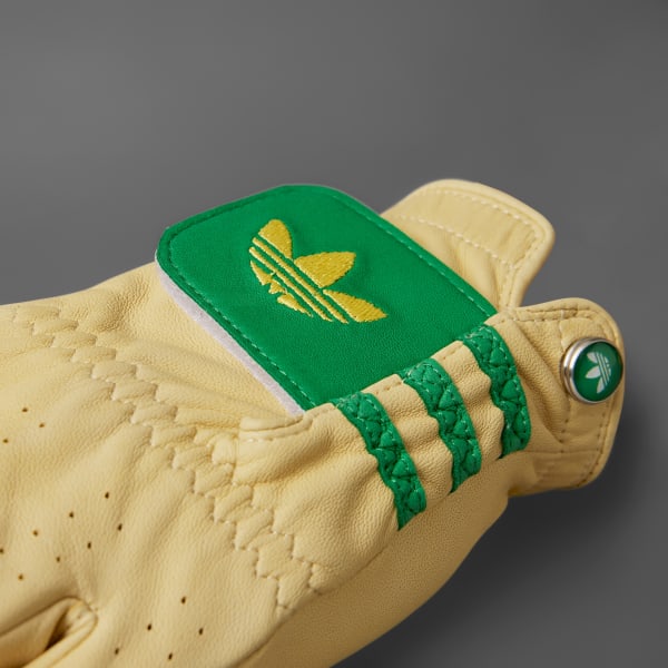 Yellow 오리지널스 골프 레더 글러브