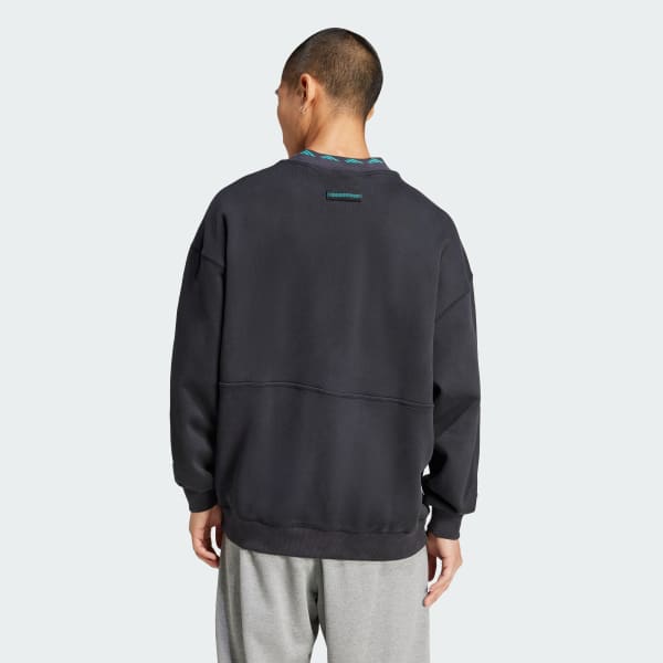 ブラック エキップメント フリース 1/2 ジップ スウェット