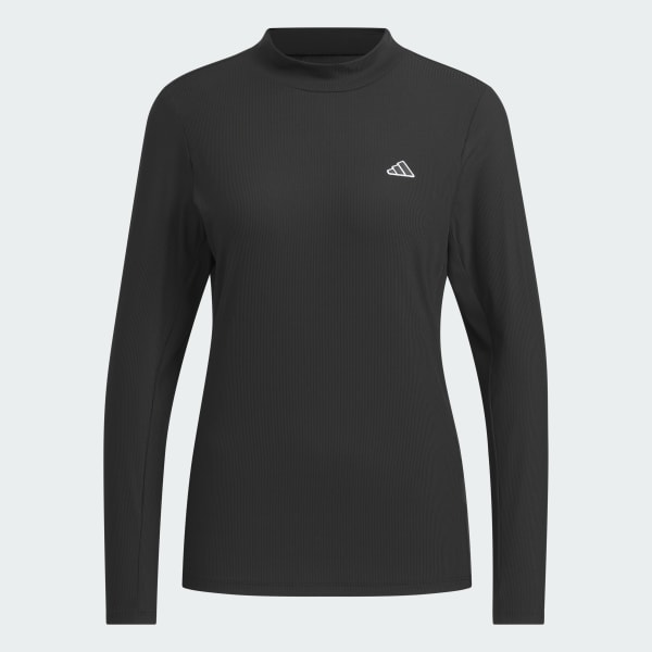 สีดำ เสื้อแขนยาวคอสูง CLIMACOOL