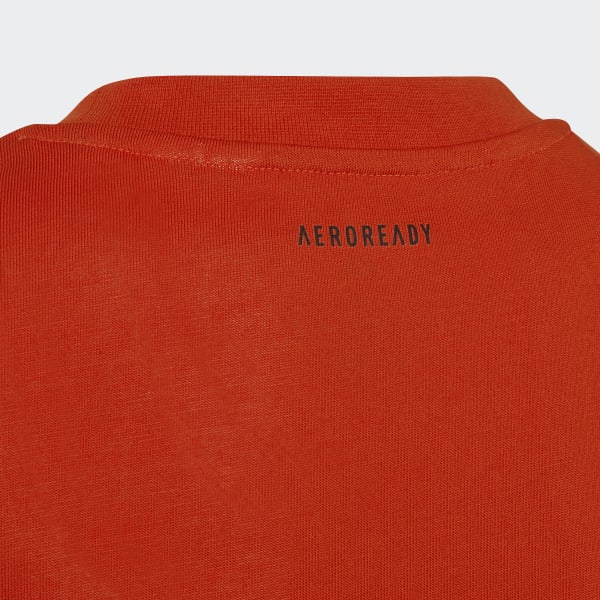 Naranja Remera Estampada Marimekko 