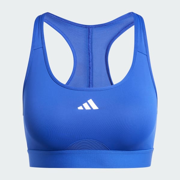 Blue Powerreact Training Medium-Support Bra