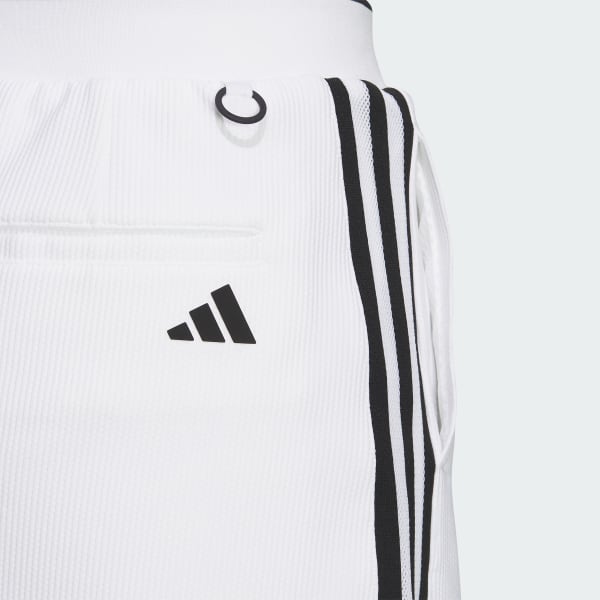 アディダス adidas 3ストライプスカート スウェット生地 L ホワイト セール】スリーストライプス ドライスカート【adidas Golf