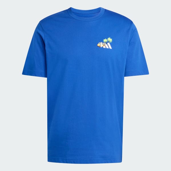 Azul POLERA GRAPHIC MINI EMBROIDERY SURFING