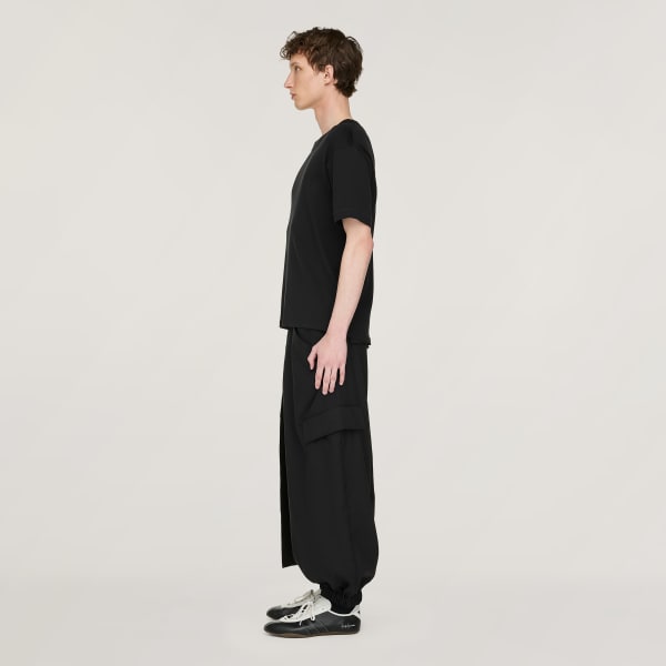 zwart Y-3 Slim-fit Short Sleeve T-shirt