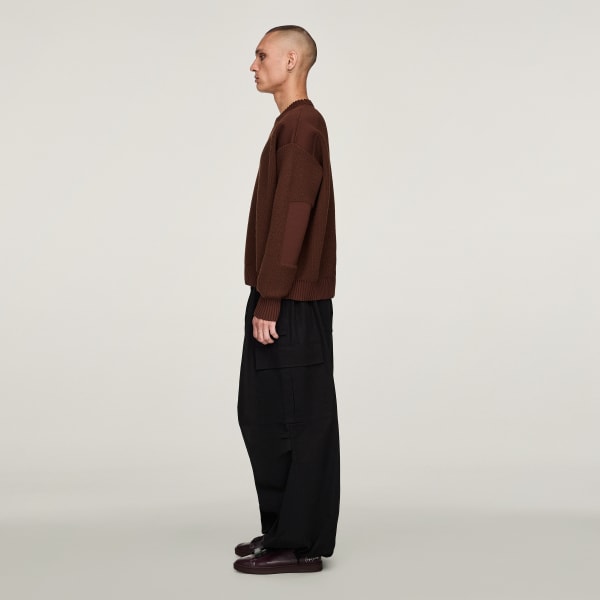 Svart Y-3 UT-cargobyxor i twill