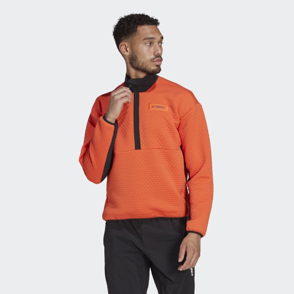 adidas TERREX Hike Half-Zip Fleece - Orange | Men's Hiking | adidas US