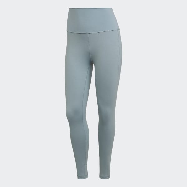 Gris Calzas 7/8 adidas Yoga Studio Tiro Alto