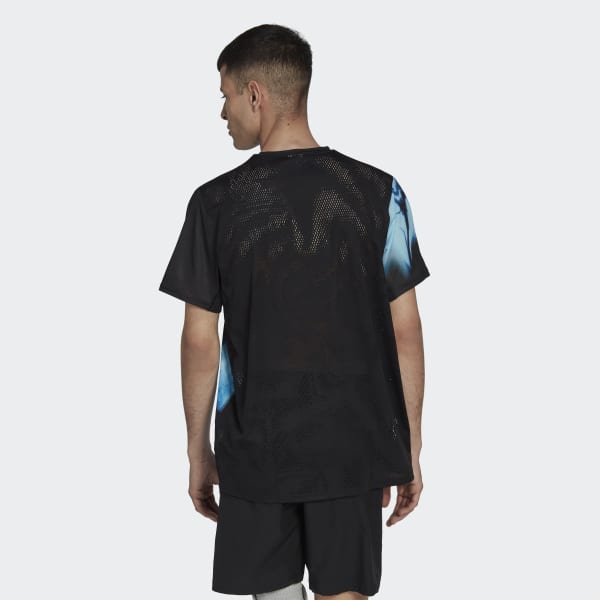 Schwarz Fast Graphic T-Shirt