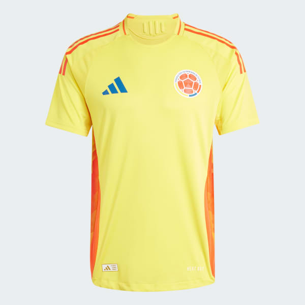 Amarillo Camiseta Local Selección Colombia 24 Versión Jugador