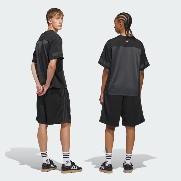 cierna ŠORTKY SKATEBOARDING x TYSHAWN BBALL