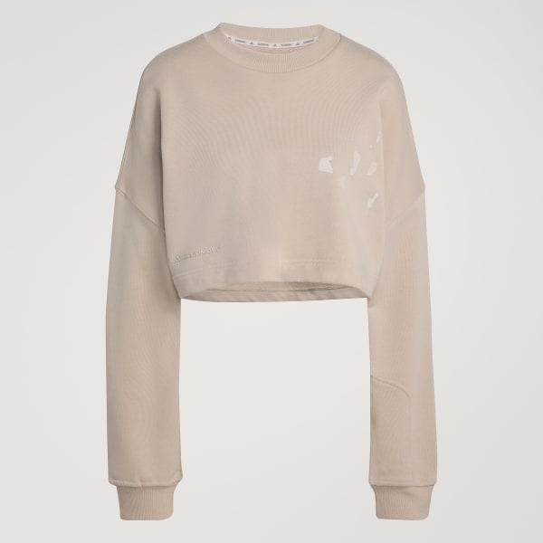 Beige adi365 hk løbesweatshirt