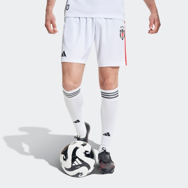 White Beşiktaş 25/26 Home Shorts