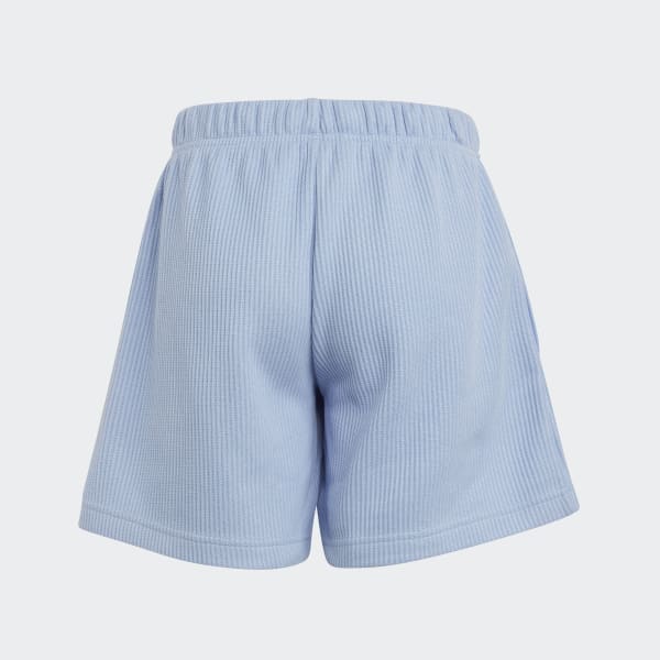 Blau Lounge Waffle Knit Loose Shorts