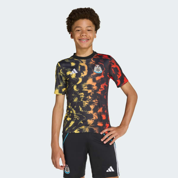 Μαύρο Newcastle United FC 25/26 Pre-Match Jersey Kids