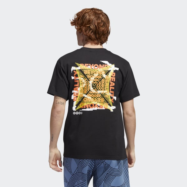 Black Hypersport Trefoil Vision Tee