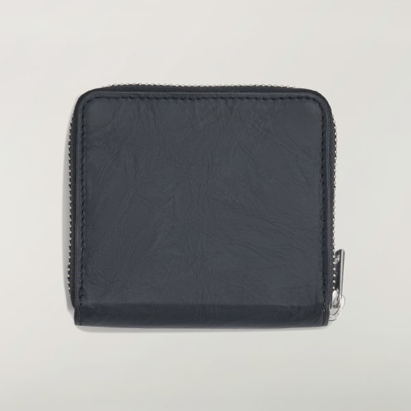 財布・小物その他 Y-3 WALLET (JD2895) アディダス Y-3 CRINKLE LEATHER WALLET - ブラック