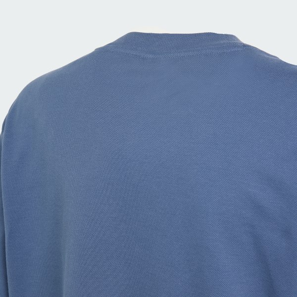 Niebieski Future Icons Logo Piqué Tee