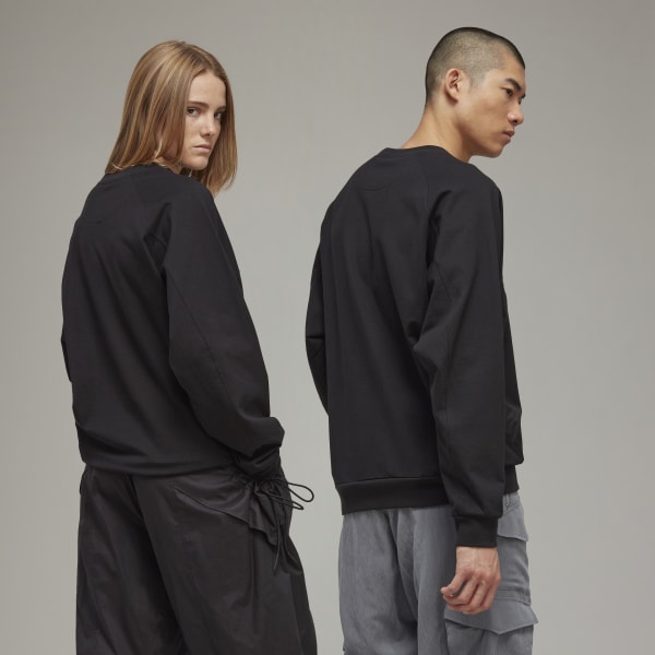 zwart Y-3 Stretch Terry Sweater