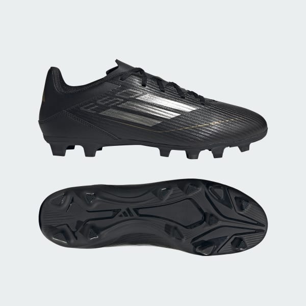 Zwart F50 Club Flexible Ground Voetbalschoenen