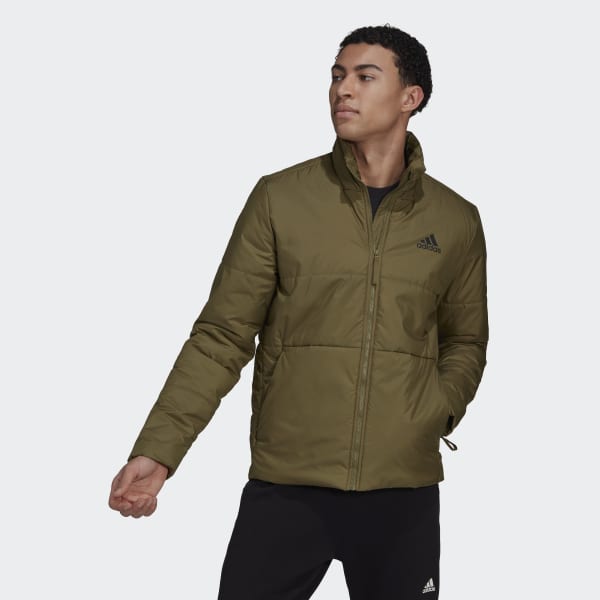 Green BSC 3-Stripes Insulated Jacket